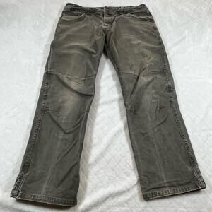 Kuhl Rydr Pants Mens 36x30 Gray Vintage Patina Dye Outdoors Hiking Pants Jeans